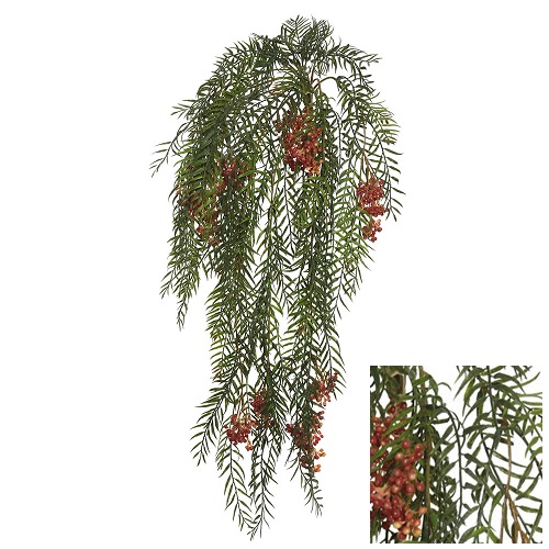 Brazil Berry Leaf hanging bush - Greenery & Floral - artificial jungle hanging greenery